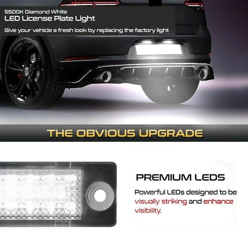 Vuzmode LED Car License Plate Light Set - Image 4