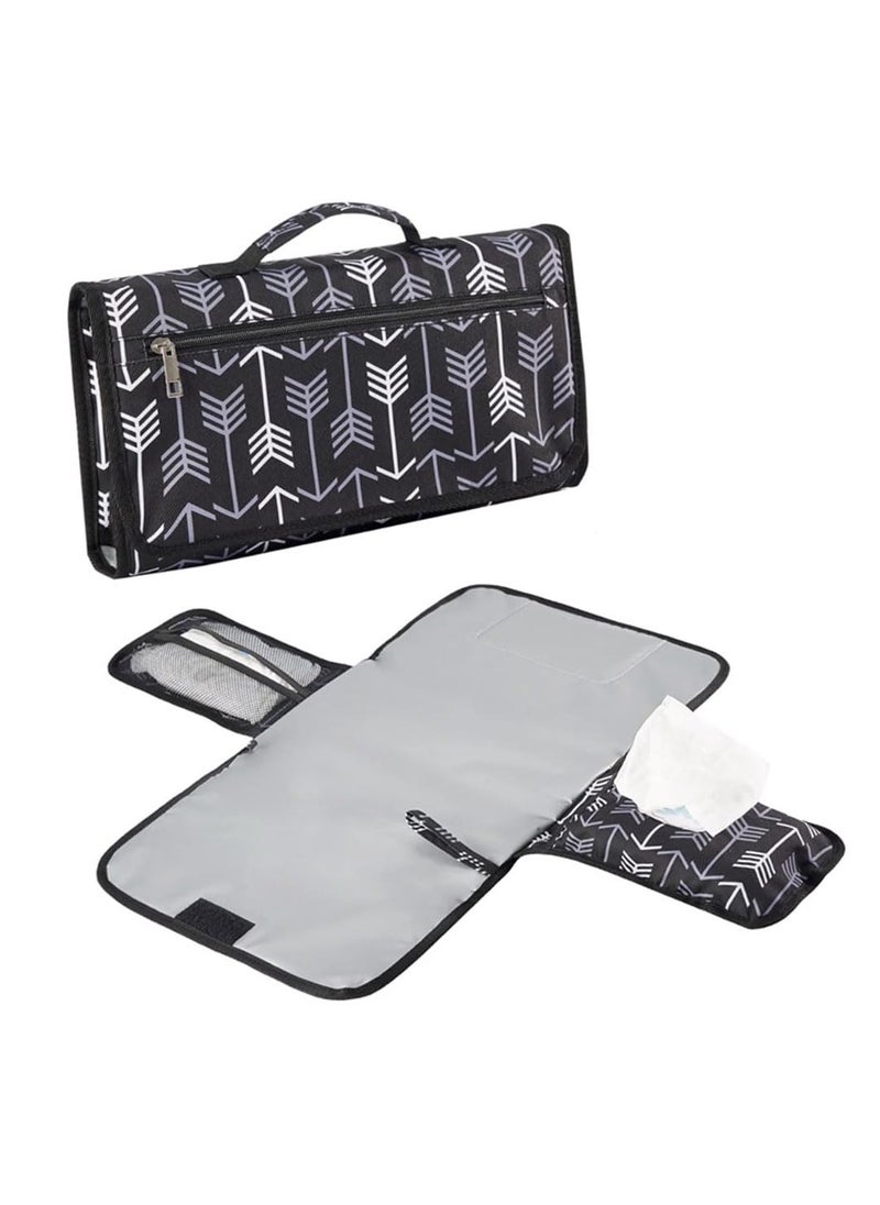 Generic Baby Changing Pad, Diapers Newborn Pads, Lightweight Diaper Changing Pad, Foldable Infant Urinal Pad, Leakage Protection, with Built-in Pillow Travel Diaper Changing Mat Portable Diaper Gift  - Image 1