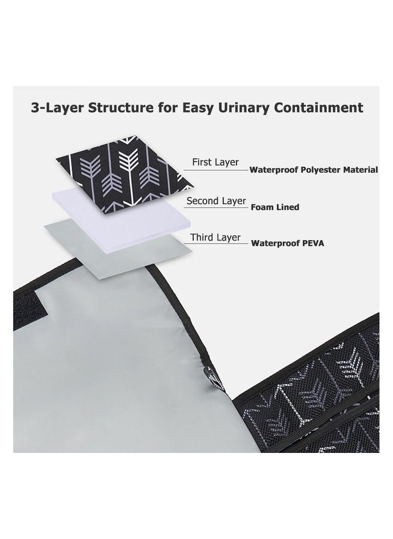 Generic Baby Changing Pad, Diapers Newborn Pads, Lightweight Diaper Changing Pad, Foldable Infant Urinal Pad, Leakage Protection, with Built-in Pillow Travel Diaper Changing Mat Portable Diaper Gift  - Image 4