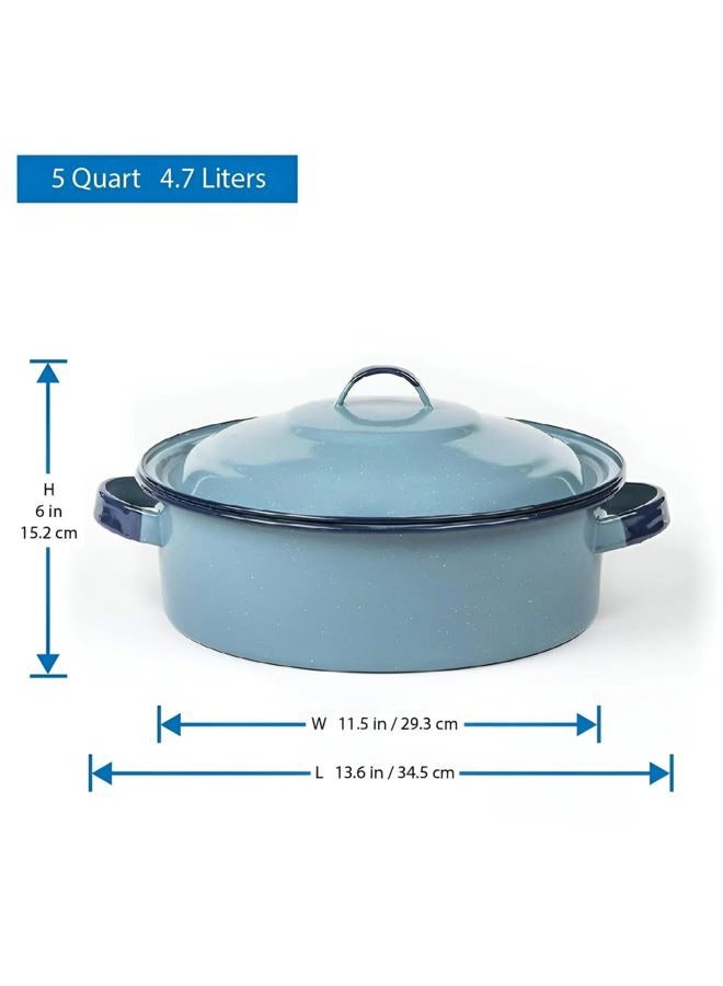 Cinsa 312124 Authentic Hispanic Dutch Oven with Lid, 5-Quart - Image 4