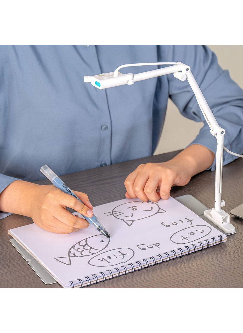 OKIOCAM OKIOCAM OKIOLABS T Plus USB Camera for 11x17 Documents with Writing Board & Marker, Set for Teachers, Remote Learning, Classroom Presentations, Online Teaching for Windows, Mac, Chromebook - QHD  - Image 3