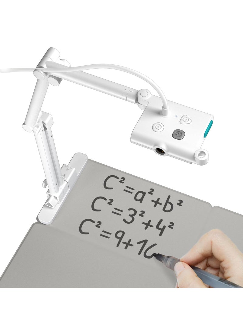 OKIOCAM OKIOCAM OKIOLABS T Plus USB Camera for 11x17 Documents with Writing Board & Marker, Set for Teachers, Remote Learning, Classroom Presentations, Online Teaching for Windows, Mac, Chromebook - QHD  - Image 1