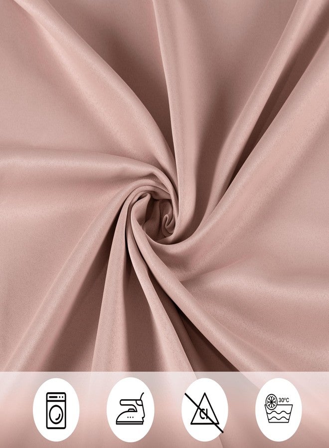 Deco Window Blackout Curtain 1 Pc Rod Pocket Single Panel 84 Inch Room Darkening Drapes for Bedroom Living Room Thermal Insulated Light Blocking Window Curtain (40W x 84L Inch, Pink) - Image 4