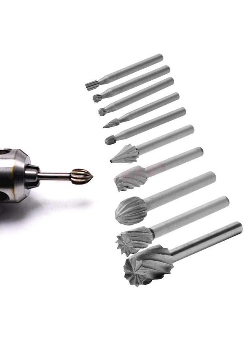 DIY Crafts Diy Crafts 12629 9727 Rotary File Electric Grinding Polishing Head Engraving Cuter Woods Multicolor 10 Piece  - Image 4