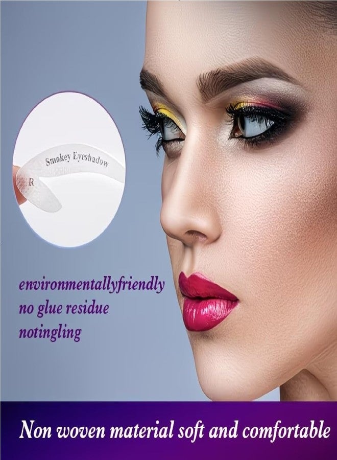 WINKELEN Reusable Eyeliner Stencil for Perfect Winged Eyeliner | Cat Eye Makeup Template Stickers | Smokey Eye & Eyeshadow Guide Tool for Beginners & Professionals | 32 Pair Eye Makeup Stencils - Image 5
