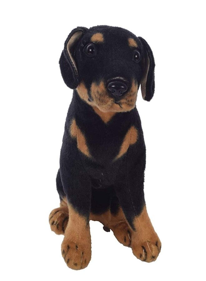 Glitter Collection ® Dog Pet Rottweiler Dog Animal Soft Plush Toy 26 cm Best Gift Dog002 - Image 2