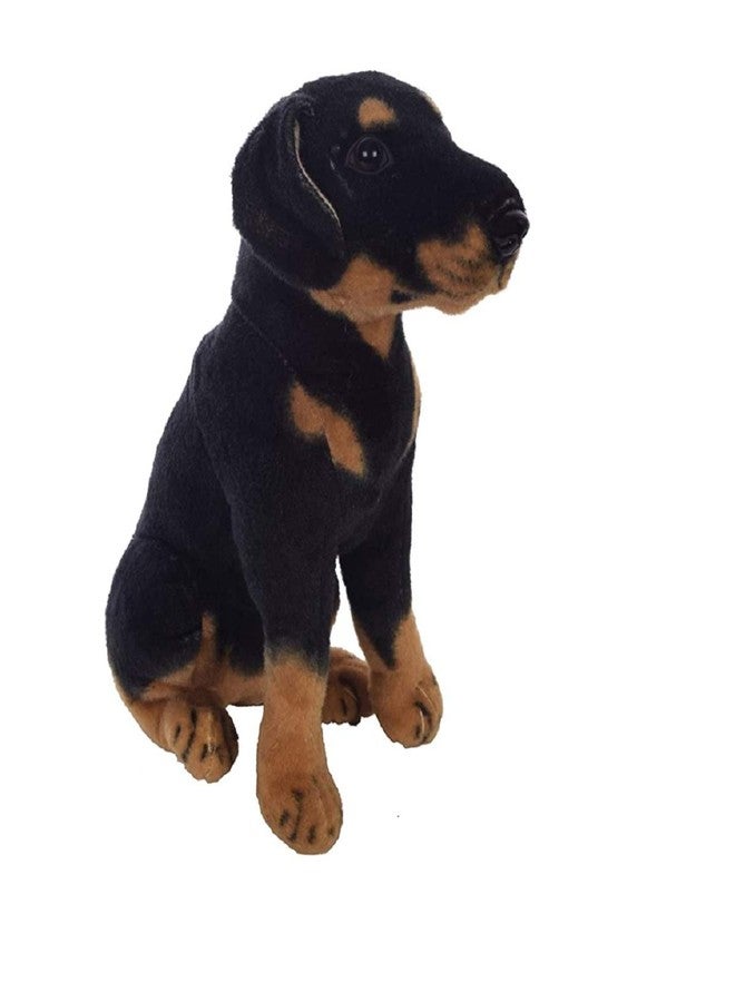 Glitter Collection ® Dog Pet Rottweiler Dog Animal Soft Plush Toy 26 cm Best Gift Dog002 - Image 1