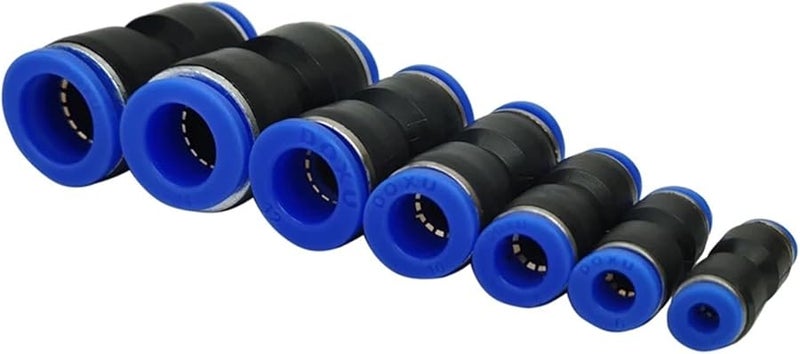Pu Pneumatic Fitting Quick Coupling Direct Thrust For 10mm Plastic Hose 1 Pcs - Image 2