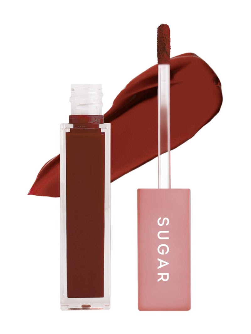SUGAR Cosmetics SUGAR Cosmetics Mettle Matte Liquid Lipstick For Women  Highly Pigmented  Transferproof  Long Lasting 7Ml  11 Rigel Rusty Orange - Image 1