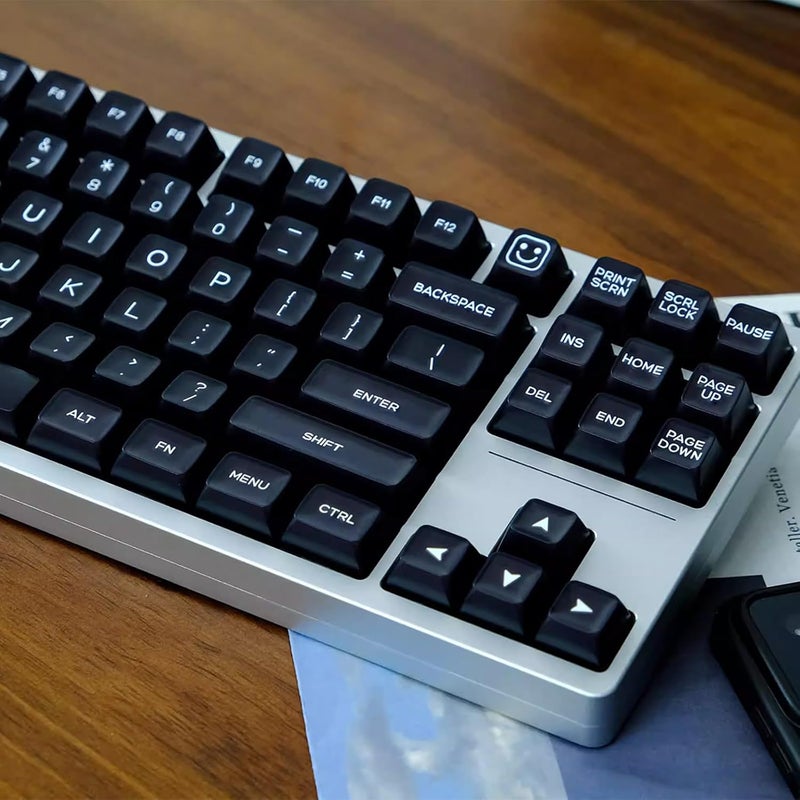Sumgsn 142 Keys SA Keycaps Black Doubleshot Translucent Keycaps Fit for 61/64/87/104/108 Cherry Mx Switches ISO ANSI Layout Mechanical Keyboard Alice Keyboard - Image 2