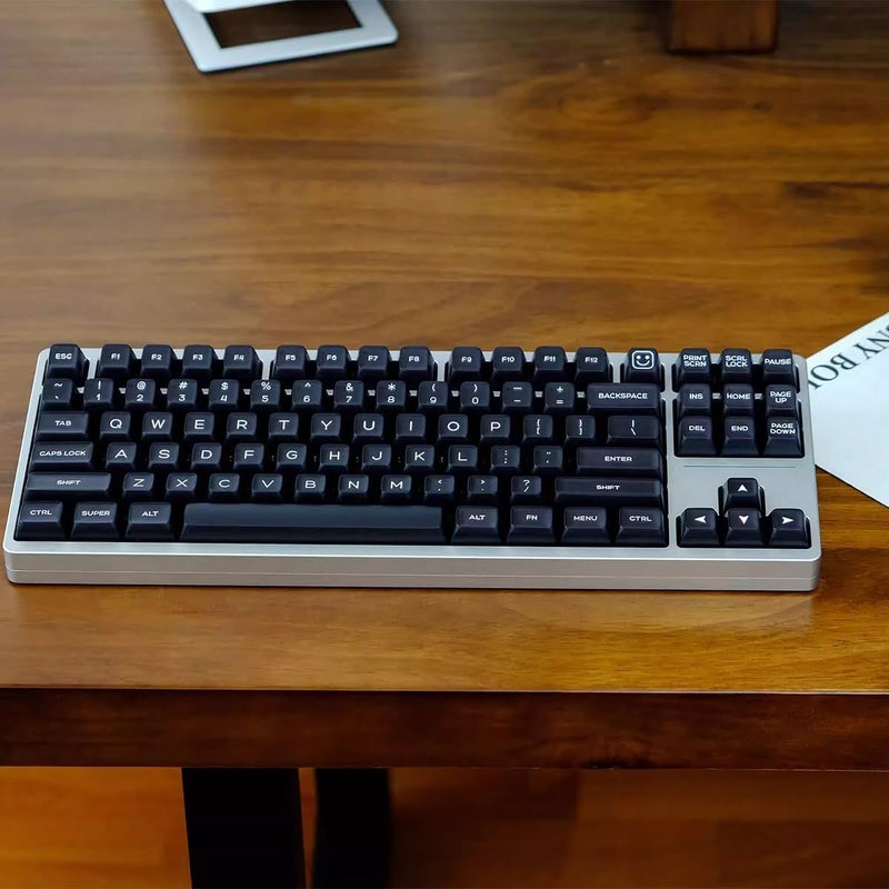 Sumgsn 142 Keys SA Keycaps Black Doubleshot Translucent Keycaps Fit for 61/64/87/104/108 Cherry Mx Switches ISO ANSI Layout Mechanical Keyboard Alice Keyboard - Image 3