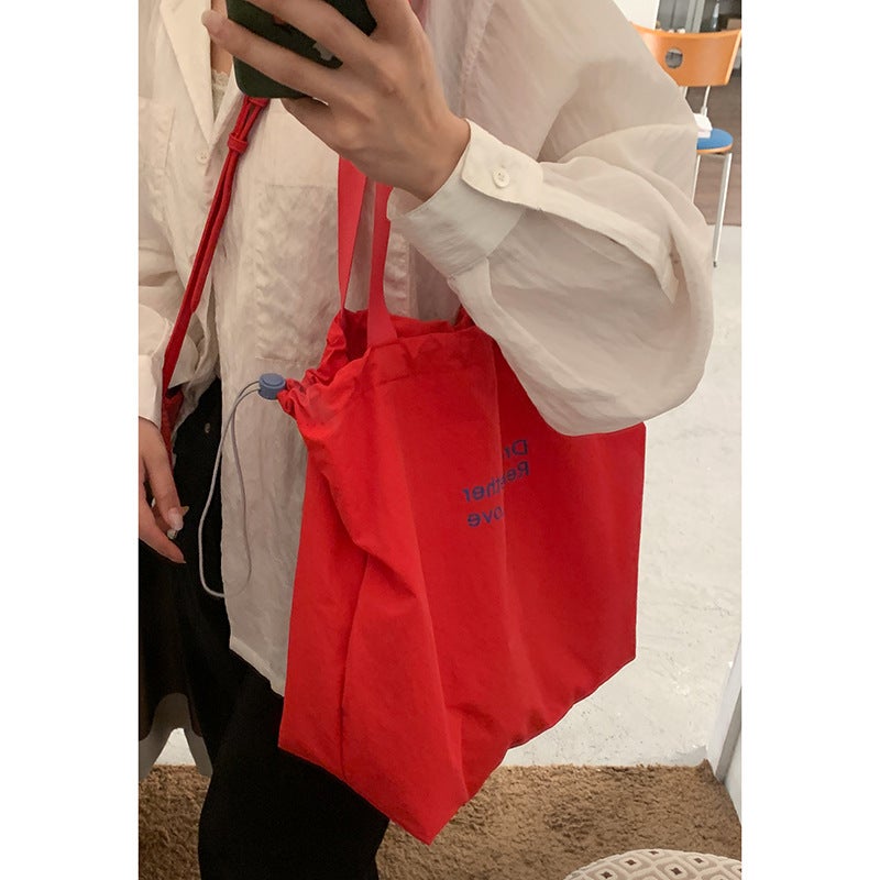 Nylon Casual Tote Bag – Large Capacity Korean Style Shoulder Bag for Women