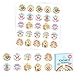 Decorably 1100 Kindness Stickers for Kids Bulk 44 Sheets with 10 Colorful Designs for Classroom Activities Positive Reinforcement Arts Crafts Scrapbooking Gift - Image 3