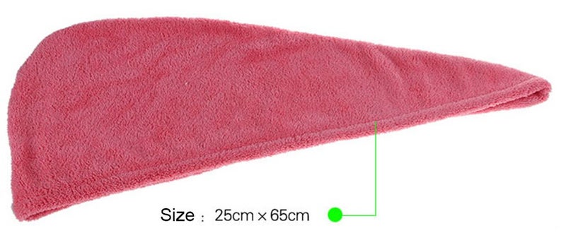 YYXR Microfiber Hair Turban Towel Wrap - Super Absorbent Drastically Reduce Hair Drying Time(2 Pack Puple & Blue) - Image 5