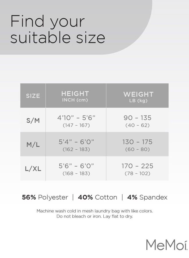 MeMoi Portland Side Cable Knit Cotton Tights for Women, Cozy and Warm Sweater Tights - Sizes Small to X-Large, Light Taupe Heather, L-XL - Image 4