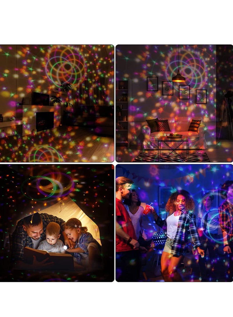 مكبر صوت بلوتوث 8.6 بوصة كريستال سوبر LED ستروب لمبة متعددة الألوان كريستال ضوء المسرح، مكبر صوت لاسلكي مع ضوء رقص للحفلات مدخل AUX مشغل موسيقى بطاقة TF كرة سحرية - Image 5