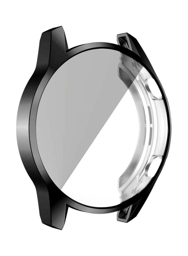 VINSOC Protective AntiScratch TPU Case Cover for Huawei GT2 46mm Smartwatch Black/Clear - Image 1