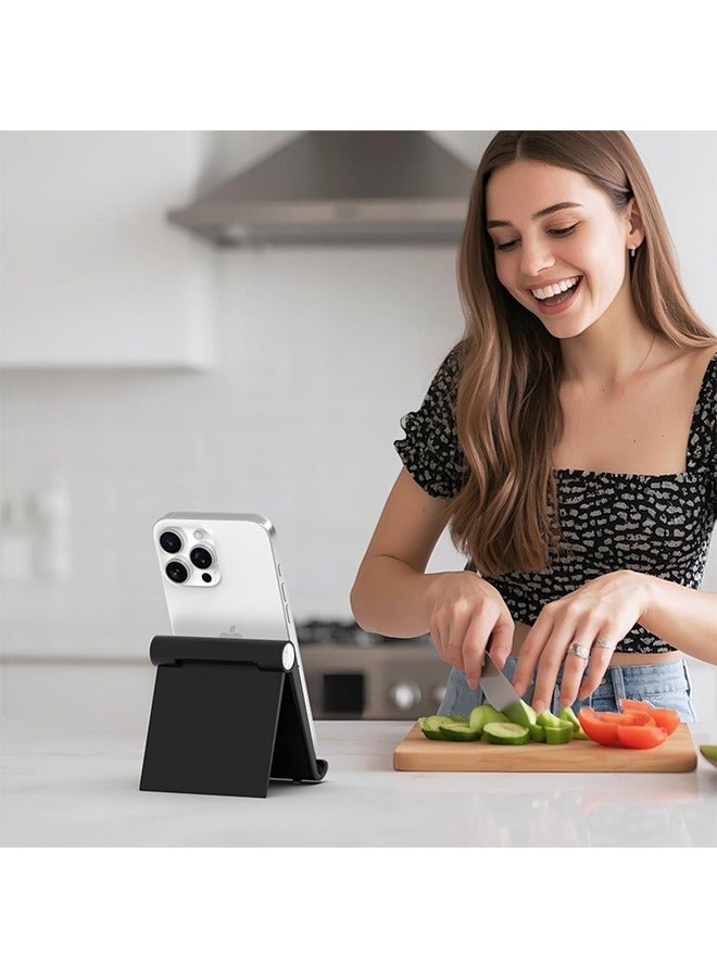 Mobile Phone Holder, Phone Stand Desk Desktop Mobile Holder Adjustable Foldable Portable Video Call Mount - Image 5