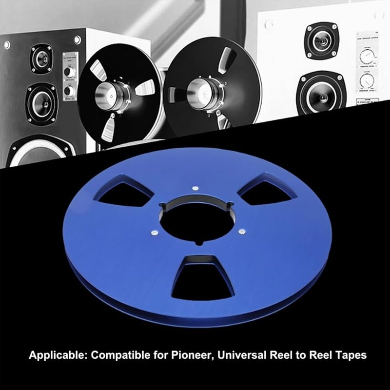 Precision Machined 10.5 Inch Aluminum Empty Tape Reel Color B for Professional Recorders and Deck Maintenance Replacement - Image 5