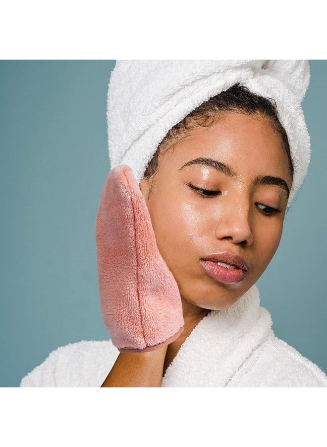 Eurow Microfiber Wash Cloth And Makeup Removal Facial Cleansing Cleaning Mitt 3 Pack  - Image 3