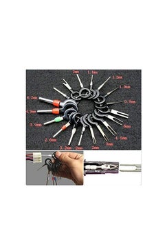 Generic Terminals Removal Tools Auto Car Wire Connector Terminal Pin Extractors Puller Repair Remover Key Tools Set 26Pcs  - Image 1