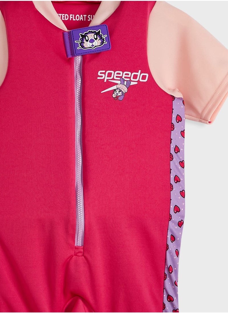 speedo - Kids Logo Printed Float Suit - Image 1