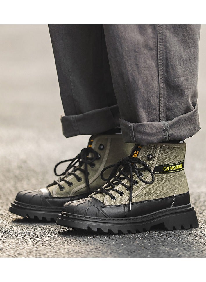 Warrior Fashionable and versatile elevated Martin boots - Image 2