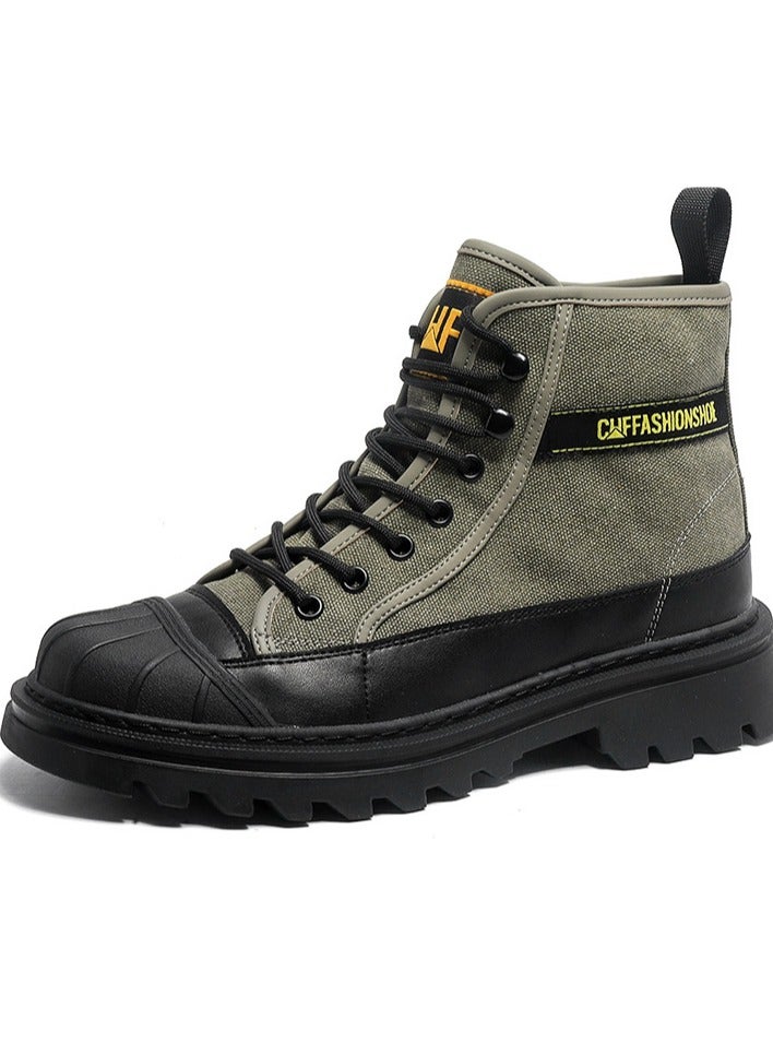 Warrior Fashionable and versatile elevated Martin boots - Image 1