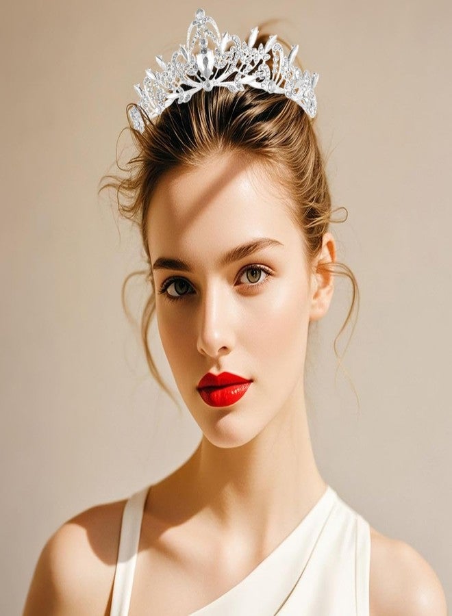 Kamirola Crystal Crowns and Tiaras Headband for Women Birthday Party Wedding Prom Bridal Christmas ValentineTR20 - Image 4