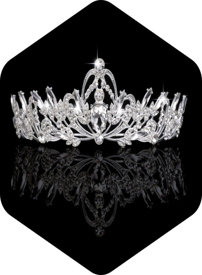 Kamirola Crystal Crowns and Tiaras Headband for Women Birthday Party Wedding Prom Bridal Christmas ValentineTR20 - Image 1