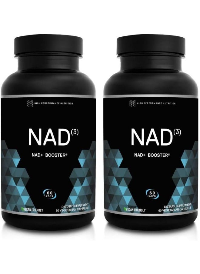 أتش بي أن NAD+ معزز نيكوتيناميد ريبوسيد 60 كبسولة، 2 عبوة  - Image 1