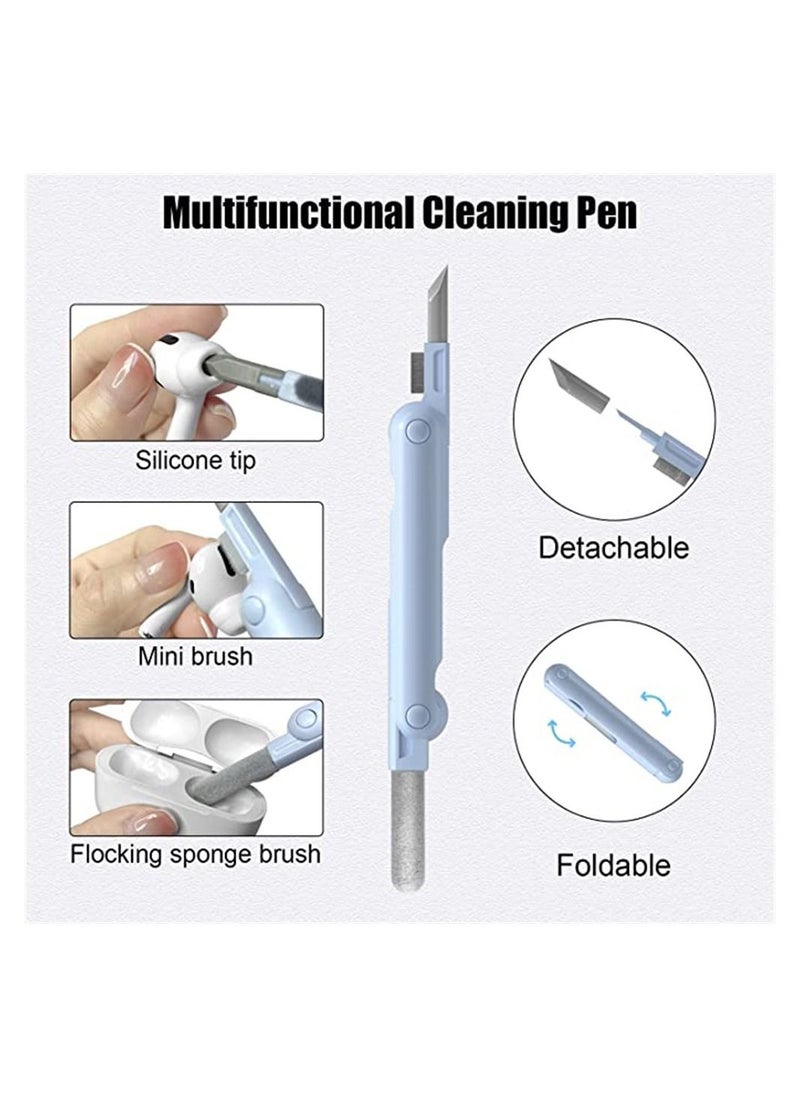 Keyboard Cleaning Kit 7 in 1 Electronic Cleaner Kit Multifunctional Cleaning Tool for PC, Monitor, Cell Phone, Computer, Earphones