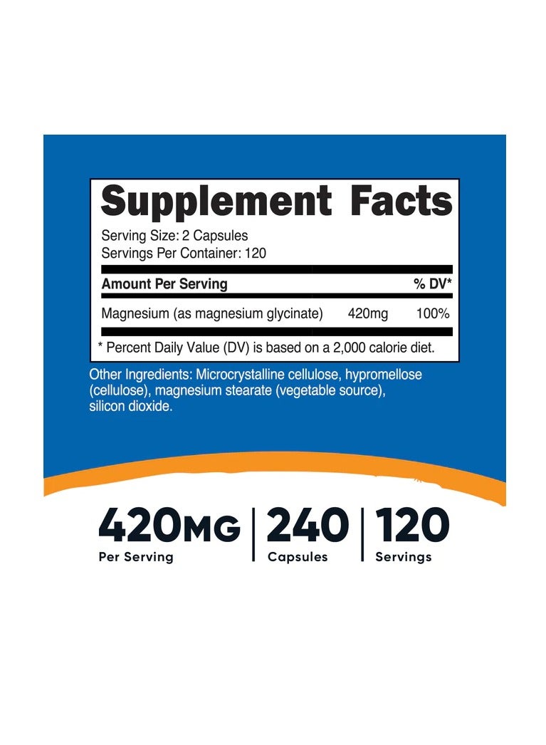 كبسولات ماغنيسيوم بلس ٢٤٠ كبسولة تكفي لمدة ٤ أشهر - Image 2