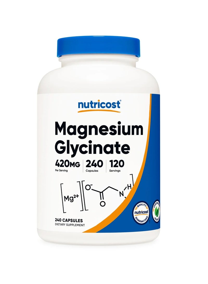 كبسولات ماغنيسيوم بلس ٢٤٠ كبسولة تكفي لمدة ٤ أشهر - Image 1
