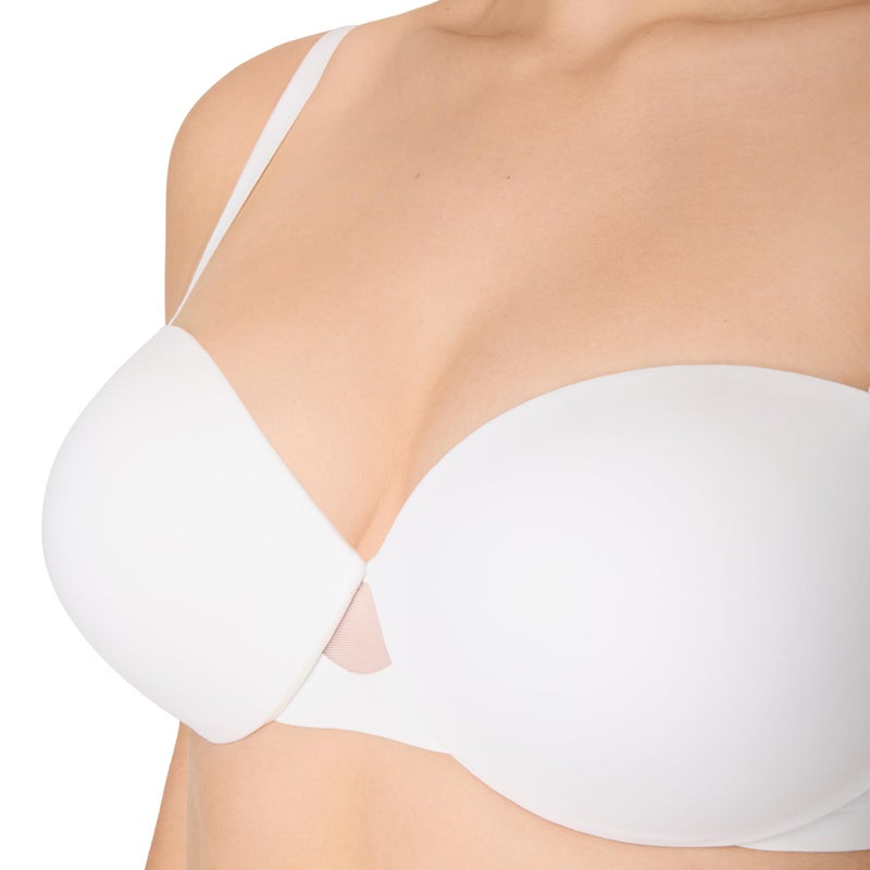 Maidenform Womens Dreamwire Multi-Way Underwire Bra, Strapless 6-Way Convertible Bra, White, 32A US - Image 4