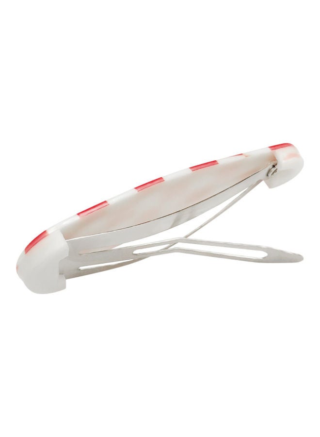 NIBEMINENT Small Snap Metal Hair Clips Set Of 6 Multicolour 6.3cm - Image 3