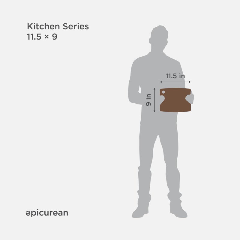 Epicurean لوح تقطيع من سلسلة مطبخ إبيكورين، 11.5 بوصة × 9 بوصة، جوزة الطيب - Image 5