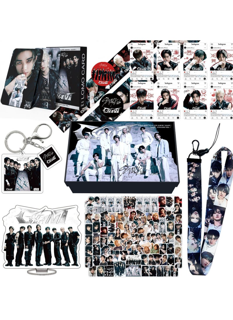 Harse The Stray Kids New Album GIANT Gift Box Includes Lomo Cards, Keychains, Diary Tapes, Keychains, Lanyards, Standees, and Stickers  - Image 1