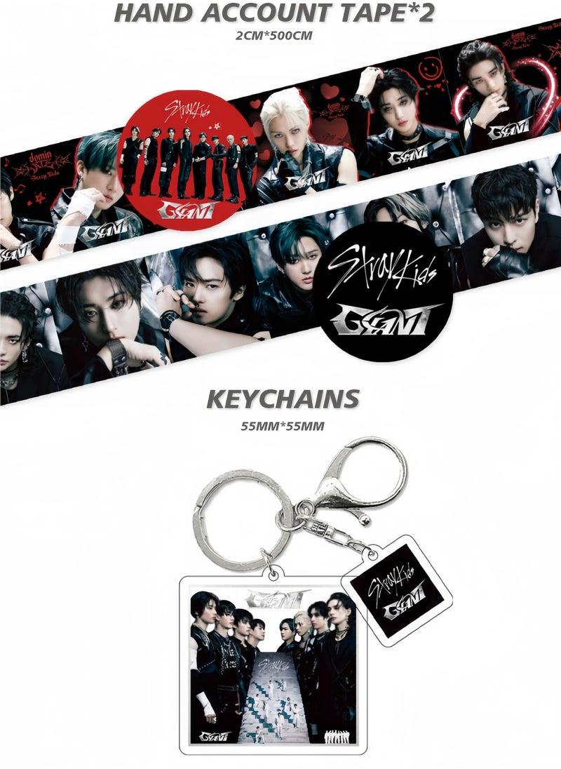 Harse The Stray Kids New Album GIANT Gift Box Includes Lomo Cards, Keychains, Diary Tapes, Keychains, Lanyards, Standees, and Stickers  - Image 5