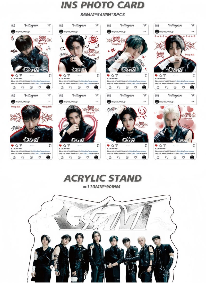 Harse The Stray Kids New Album GIANT Gift Box Includes Lomo Cards, Keychains, Diary Tapes, Keychains, Lanyards, Standees, and Stickers  - Image 4