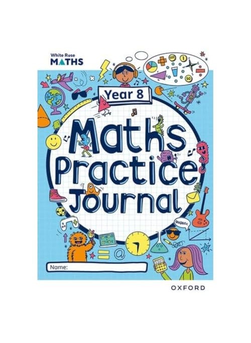 White Rose Maths Practice Journals Year 8 Workbook Single Copy 