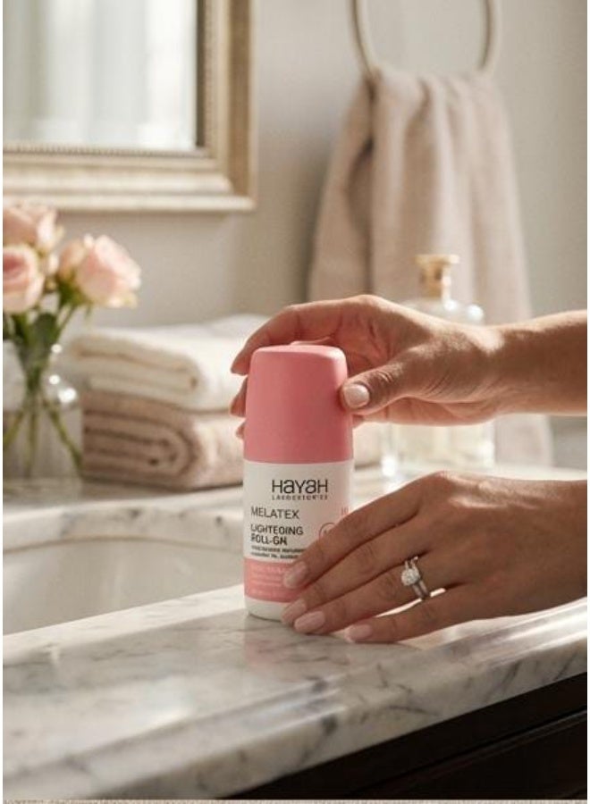 MELATEX Hayah Melatex Deodorant Roll On Rose 60 Ml + Original 60 Ml  (Packaging may vary) - Image 5