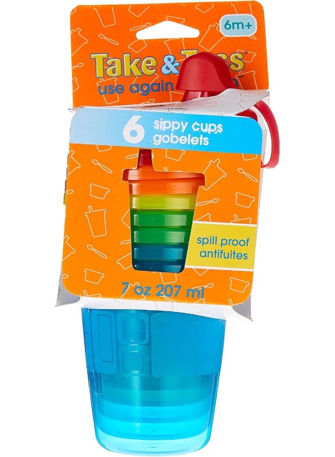 The First Years Take and Toss Spill-Proof Cups, 7 Ounce - Image 3