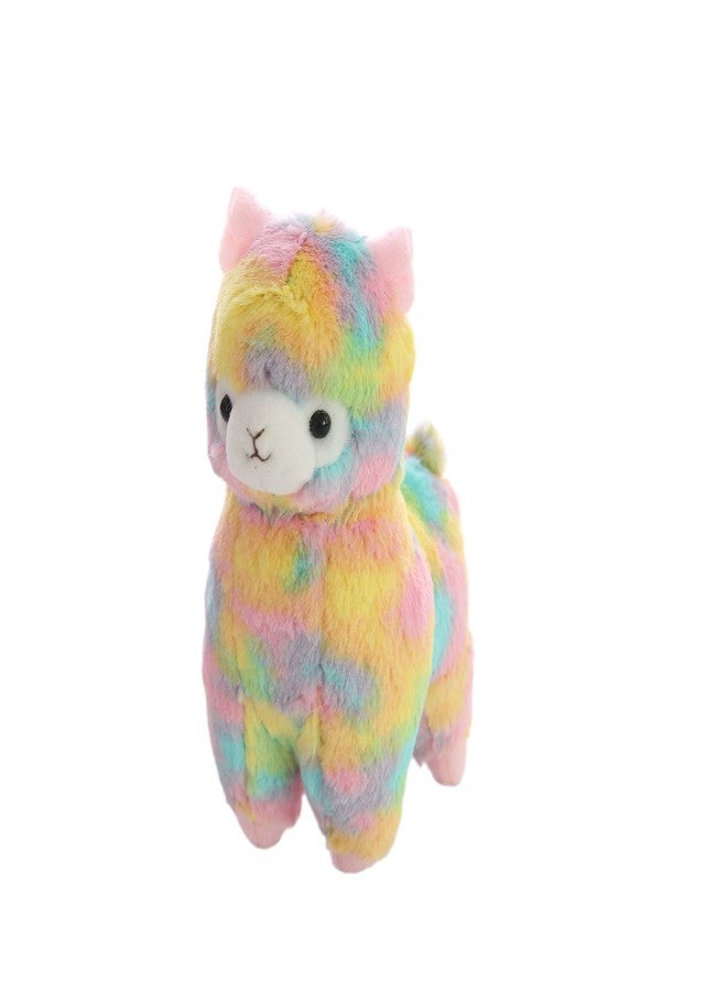 AngelGift Cuddly Soft Stuffed Toy 7" Llama Rainbow Alpaca Doll Lamb Stuffed Animal Toys Kids' Plush Pillow Cushion Fiesta Toy Graduation Valentine's Day Birthday Xmas Christmas Best Gifts - Image 3