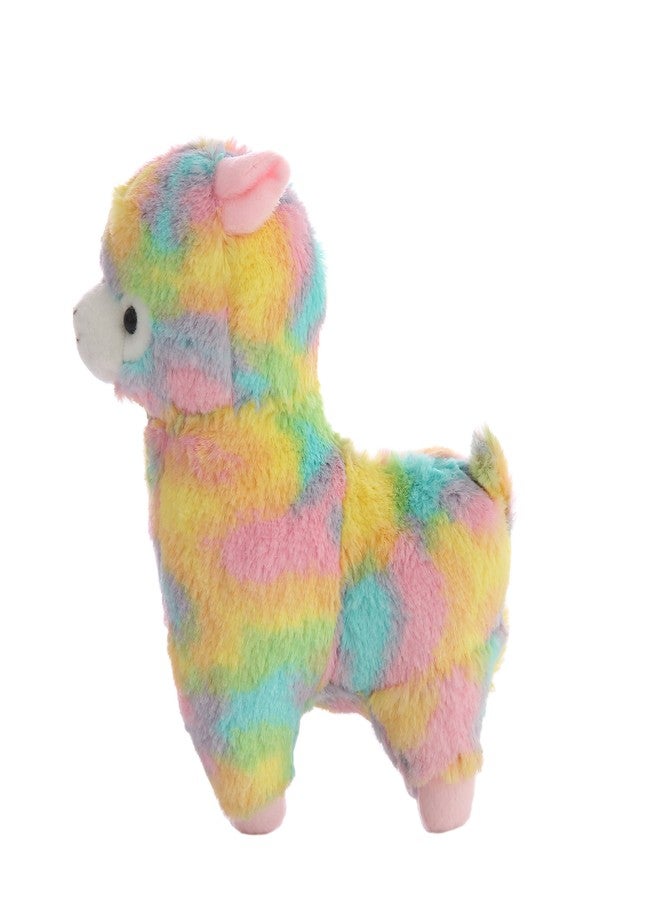 AngelGift Cuddly Soft Stuffed Toy 7" Llama Rainbow Alpaca Doll Lamb Stuffed Animal Toys Kids' Plush Pillow Cushion Fiesta Toy Graduation Valentine's Day Birthday Xmas Christmas Best Gifts - Image 4