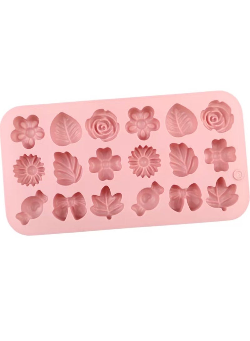 قوالب سيليكون زهرة ديزاي 3D، زهرة التوليب، عقدة، أوراق، جيلي، بودينغ جليدي، صابون، قوالب الفوندان، كعك، شوكولاتة، زينة الكعك - Image 2