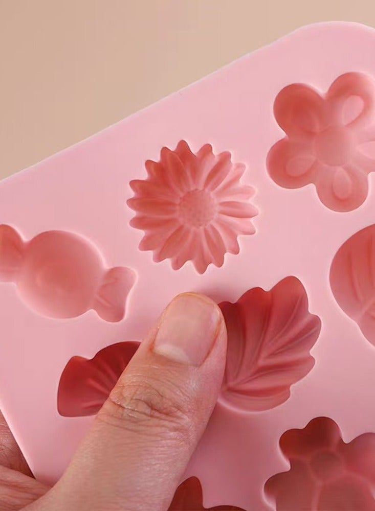 قوالب سيليكون زهرة ديزاي 3D، زهرة التوليب، عقدة، أوراق، جيلي، بودينغ جليدي، صابون، قوالب الفوندان، كعك، شوكولاتة، زينة الكعك - Image 4