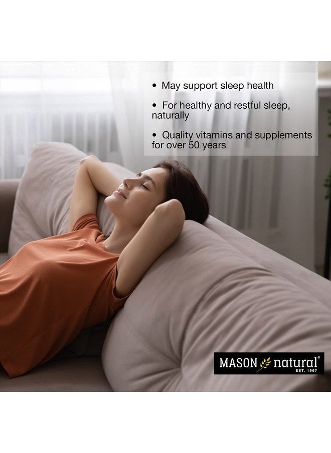 Mason Natural - Vitamins Relax & Sleep with A Herbal Formula That Contains Valerian Root & Passiflora Extract Tablets, 90 Count, Pack of 3 - Image 1