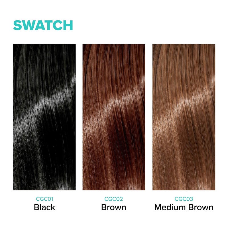 RED by Kiss Quick Cover Root Touch Up Comb Type Water-Resistant Temporary Gray Concealer Cover Up Brush for Hair and Beard (Brown) - Image 5