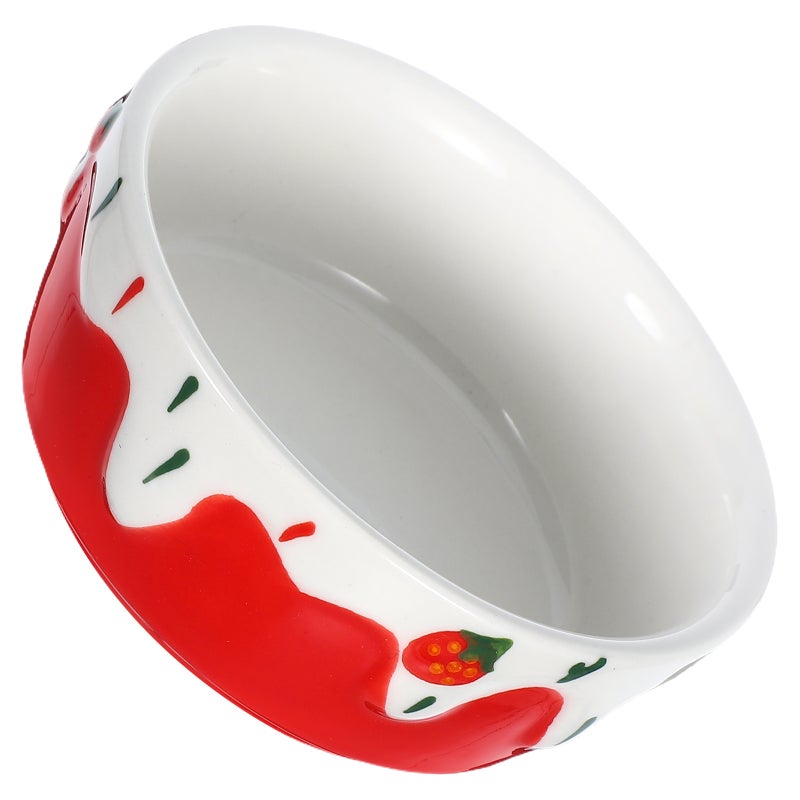 Hamster Ceramic Food Bowl Anti-Spill Food Bowl Water Feeding Dish for Hamsters Guinea Chinchillas and - Image 5